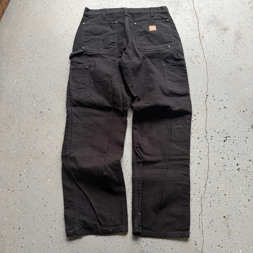 Carhartt Double Knee Pants 33x30 B01-BLK Carpenter Pants - Picture 6 of 7